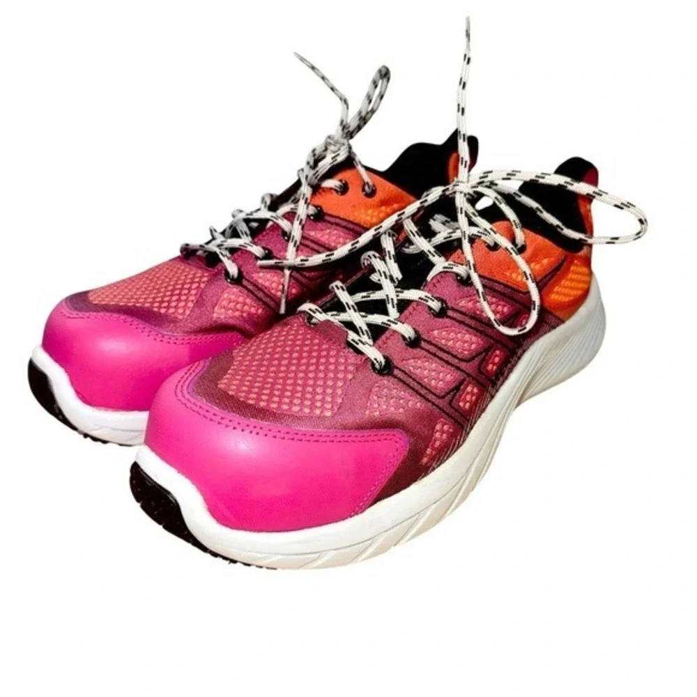 NEW Merrell Work Sneaker Women 7.5M Carbon Fiber Safety Toe Pink ASTM F2413-18EH